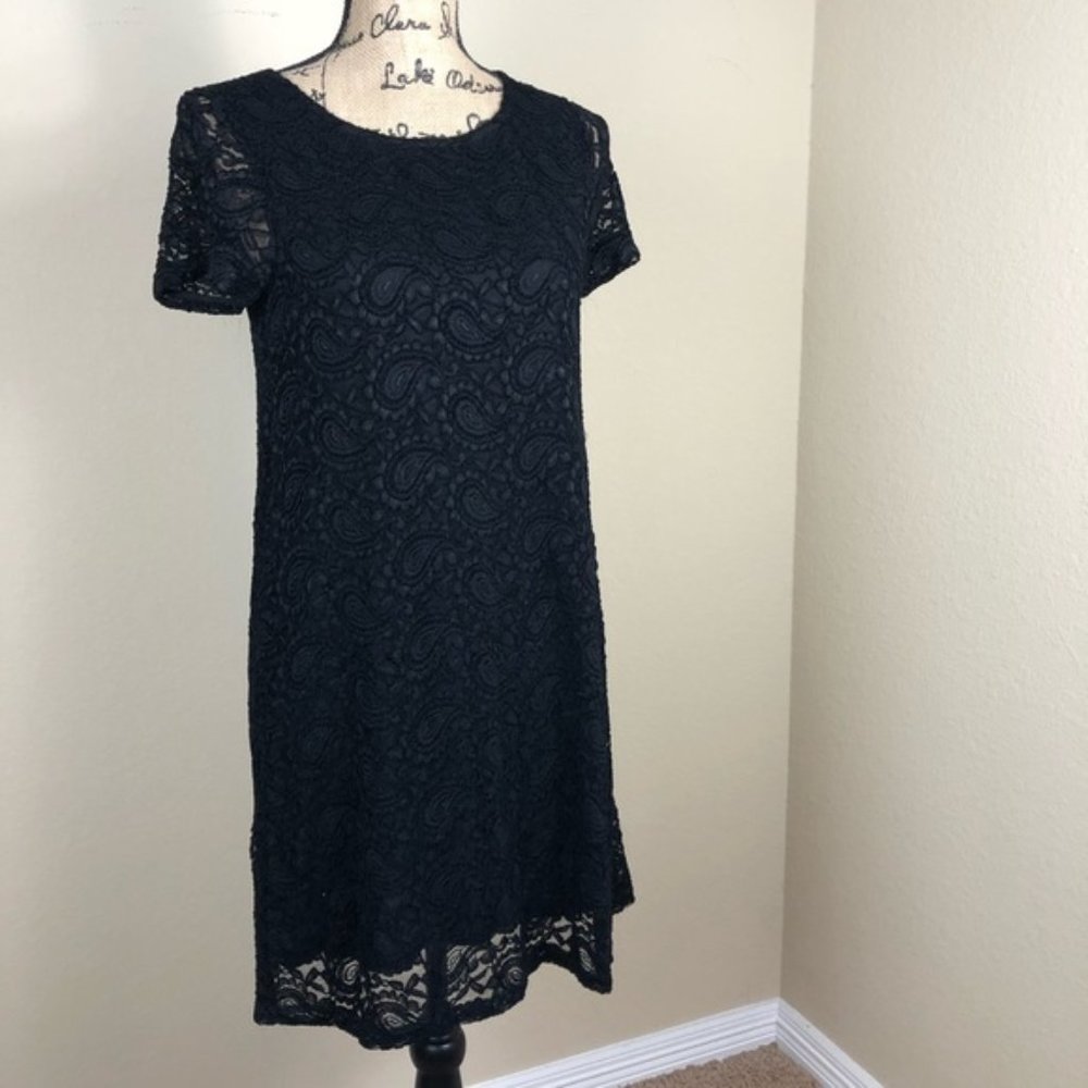 Others Follow Black Lace Dress S